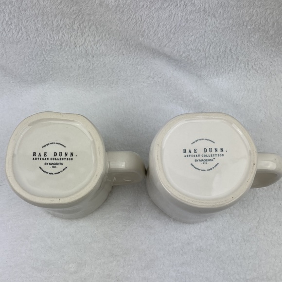 Rae Dunn Artisan Stoneware I Woke Up Like This Coffee Mugs Set of 2 - Picture 7 of 10